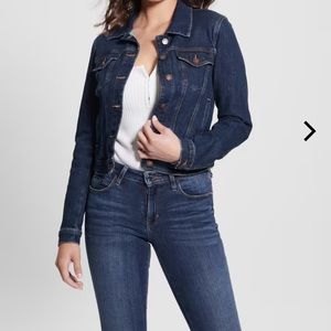 Blue jean jacket. Ladies Guess